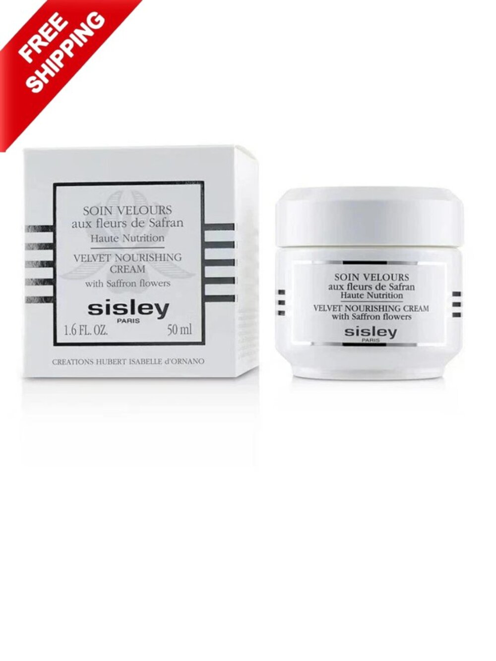 Sisley Velvet Nourishing Cream w/Saffron Flower 50ml /1.6fl oz NEW Sealed Box